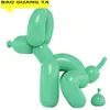 BAO GUANG TA Art Caca chien Art Sculpture résine artisanat abstrait ballon Animal Figurine Statue décor à la maison cadeau de saint valentin R1281E