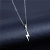 Andere Bliksem Hanger Ketting Ketting 304 Roestvrij Stalen Ketting voor Vrouwen Mannen Party Ornament Sieraden GiftL242313