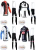 2019 New Team Cycling Winter Thermal Fleece Jersey (BIB) Pants Set Män Långärmar Bike Maillot Roupa Ciclismo Fengoutd6565880