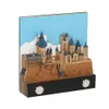 Omoshiroi Magic Castle Bloc-notes 3D Calendrier 2024 Bloc mémo Nouveauté Bloc-notes Note Hary Accessoires Papeterie Cadeau Design N D7H6 240311