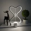 7 couleurs Heng Balance lampe LED veilleuse USB alimenté décor à la maison chambre bureau Table lampe de nuit lumière C0930333I
