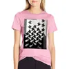 Polos pour femmes Sky And Water II par M.C.Escher T-shirt vêtements esthétiques T-shirts Vintage pour femmes coupe ample