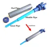 أدوات 1pc 3type 40mm إخراج 4Way Aquarium Overflow Pipe Mines Conner