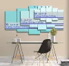 Calligraphy Custom Canvas Prints from Photo Modern Painting Landscape Portrait Hd Printed Posters Picture for Living Room Decor Personalized