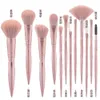 Yasina New 12 Matte Rose Gold Brush Super Soft Nybörjare Makeup Tool GG