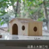 Cages Natural Solid Wood Hamster House Hamsters Platform Small Animal Cage Landscaping Supplies Rat Accessories Small Pet Nest