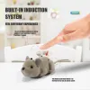 Zabawki bezprzewodowe elektryczne zdalne sterowanie szczury pluszowe myszy RC Hot Flocking Symulacja Toys szczur dla kota psa żart