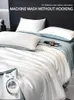 Comforters Set Summer Cool quilt för sänghudvänlig högkvalitativ is Silk Air-Condition Queen Size Quilt/Clefer Napthin Cooling Filt YQ240313