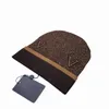 Diseñador de moda Lois Vuton gorro Gorro de marca para hombres y mujeres Gorro de punto cálido de lana a cuadros de alta calidad para otoño e invierno z7