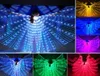 Decorazione del partito Donne Accessori per la danza del ventre per adulti Ali a led con bastoncini regolabili Puntelli da palcoscenico Brillanti aperti a 360 gradi2040856