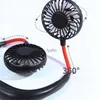 Electric Fans Portable Neck Fan USB Ceiling Handsless Personal Mini Lazy 360 degree Rotating Cooling WearableH240313