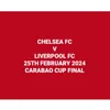 Końcowa łatka CARABAO Puchar i detale meczowe przenoszenie ciepła odznaka piłki nożnej 240228