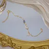 Link bransoletki koreański flash cyrkon gwiazdy księżyca śliczna bransoletka temperamentowa dla kobiet ślub romantyczna wykwintna luksusowa biżuteria regulowana