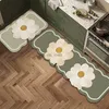 Tapijten INS Bloemen Keuken Mat Voetmatten Lange Slaapkamer Woonkamer Tapijt Antislip Absorberend Decor Tapijten Thuis Slaapzaal Entree Deurmat