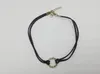 Hängen 90 -tal 2024 Punk gotisk choker halsband handgjorda retro svart sammet smycken charm