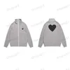 Designer Men's Hoodies Com des Garcons Spela Sweatshirt CDG Multiheart Zip Up Hoodie XL Brand Black New B8nt# CKD