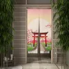 الستائر اليابانية ضريح الباب الستار القمر غرفة الطعام ديكور الباب الستائر التقسيم ستارة الستارة مدخل المطبخ معلقة نصف كورتي