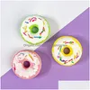 Outros suprimentos de banho Bomba Handmade Natural Fizzy Luxury Spa Fizzers Aromaterapia Cuidados Corporais Colorf Candy Donut para Crianças Drop Dhemd