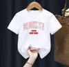 Tシャツブルックリン1898ニューヨークかわいい男の子の女の子Tシャツ子供用服ベイビーレッドハラジュクTシャツTOPS LDD240314