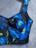 Womens Tank Camis Luxury Clothes Dol&Gab Sexy Floral Tops Summer Sunshine Cloth Holiday Beach Clothing Size S To XL