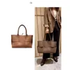 2024shoulder Bag Fashion Designer New Large Woven Tote Ladies Simple Multi-purpose Capacity Leather Travel