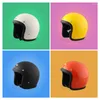 Motorcycle Helmets Fiberglass&COCASCOS Helmet Motobike Touring Casque DOT ECE Approved Helm Cafe Racer Open Face Unisex