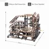 Puzzle 3D Robotime ROKR Pista per biglie Puzzle educativo 3D in legno Iq Puzzle Toys Modello di assemblaggio Building Block per adulti/bambini per regali 240314