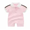 Designer Neonato Pagliaccetti Bambino Bambina Ragazzo Abbigliamento in cotone Lettera di marca Stampa Tuta infantile Pigiama Abbigliamento per bambini di design Outfit