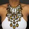 Colliers Miwens 9 couleurs Crystal Metal MAXI Big Collier Chaîne Charche Choker Femmes en gros DIY Bijoux réglables Punk Dropshipping A554