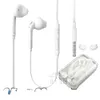 S6 S7 Kulaklık Kulaklıklar Kulaklık Kulak Seti, Mikrofon Hacim Kontrolü ile Kablolu Kulak Kablolu Kablolu Perakende Paketleme ile 2,5mm Beyaz Siyah 2