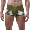 UNDUPTS Erkek Yumuşak Stripe Boxershorts Ekleyen Erkek Nefes Alabilir Knickers Seksi Kılavuzlar Man Panties Cueca