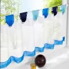 Curtains Roman Rings Kitchen Blinds Window Sheer Tulle Short Curtains For Living Room Bedroom Tulle Cafe Home Decor Sling Tulle Curtains