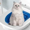 忌避剤猫の再利用可能な猫犬と一緒にユニバーサルキャットトイレトレーニングキットポットトイレトレーニングシートペットクリーニングキャッツトレーニング製品