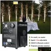 Andere Bühnenbeleuchtung SFX Cold Spark Hine 650W Spray 2-5M Brunnen Hochzeitsfeier Wunderkerzeneffekt Rauchfreies Feuerwerk Dmx Remote Drop Dhwtu