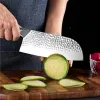 Messen Chinese Keukenmes Slager Vleesmes Fruit Roestvrij Staal Hakken Dualpurpose Chef Snijden Messen Koken Bbq Gereedschap