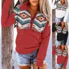 Designer dameshoodie Retro bedrukte Europese en Amerikaanse dameshoodie met ritssluiting Mode en vrije tijd Dameshoodie dames hoodies sweatshirts 8MU1