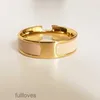 Bague de créateur en or et argent, nouveau design de haute qualité, bijoux classiques en titane pour hommes et femmes, bagues de couple, bande de style moderne