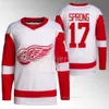 Topp sömnad Dylan Larkin Detroit Hockey Jersey Custom Red Wing 88 Kane 93 Debrincat 53 Moritz Seider 38 Robert Hagg 14 Robby Fabbri 11 Filip Zadina Jerseys till salu