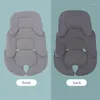 Kinderwagenonderdelen Eenvoudige effen kleur Geboren babyzitjekussen Kinderwagenmat Veiligheidsbescherming Pad Automatras Babyaccessoires