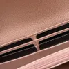 Top Portafogli Portafogli borse firmate portafoglio da donna di lusso 19CM Caviale di vacchetta Portafoglio lungo in vera pelle Confezione regalo borsa rosa di alta qualità borsa nera 10A