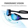 HD Anti Fog Professional Competition Swimming Goggles Män Kvinnor Vattensporter Glasögon Glasögon Adutable Adult Swim Race Goggles 240306