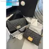 10A Super Original Quality Boy 20cm Mini Womem Chain Shoulder Bags Caviar Lambskin Leather Luxury Designer Bag Fashion Crossbody Flap Handbag Lady Purse