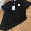 Heren Polo Shirt Designer T Nieuwe trend mannen geborduurd vaste kleur gestreepte reversmerk korte mouwpolo's shirts zomer comfortabel ademende tee 655s