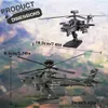 Rompecabezas 3D Piececool Rompecabezas 3D AH-64 Apache Kits de modelos de ensamblaje de metal Regalos de cumpleaños para adultos Rompecabezas Colección de juguetes de bricolaje 240314