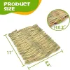 Toys 6/3Pcs Rabbit Grass Mats Bunny Woven Hay Mat Edible Chew Toys Small Animal Nests For Chinchilla Hamsters Guinea Pig Parrot