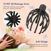 Electric Octopus Claw Scalp Massager Stress Relief Terapeutic Head Scratcher Stress Relief and Hair Stimulation Massage 240314