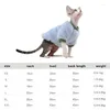 Cat Costumes Turtleneck Sweater Coat Winter Warm Hairless Clothes Soft Fluff Pullover Shirt Maine-Coon Chihuahua Pet Clothing