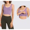 Lululu Yoga aligner soutien-gorge de sport vêtements de sport Lululemenlu femmes sous-vêtements réservoirs Camis antichoc course mode luluemon