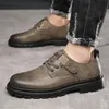 Mens Oxfords Breattable Leather Flats Formell British Style Dress Shoes Fashion Luxury Casual Low Top Sneakers 240312