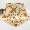 Fashion Silk Satin Women Hair Scarf Floral Print Handkerchief Shawls And Wraps Hijab Scarfs Female Neck Scarves For Lady 90 90cm273V